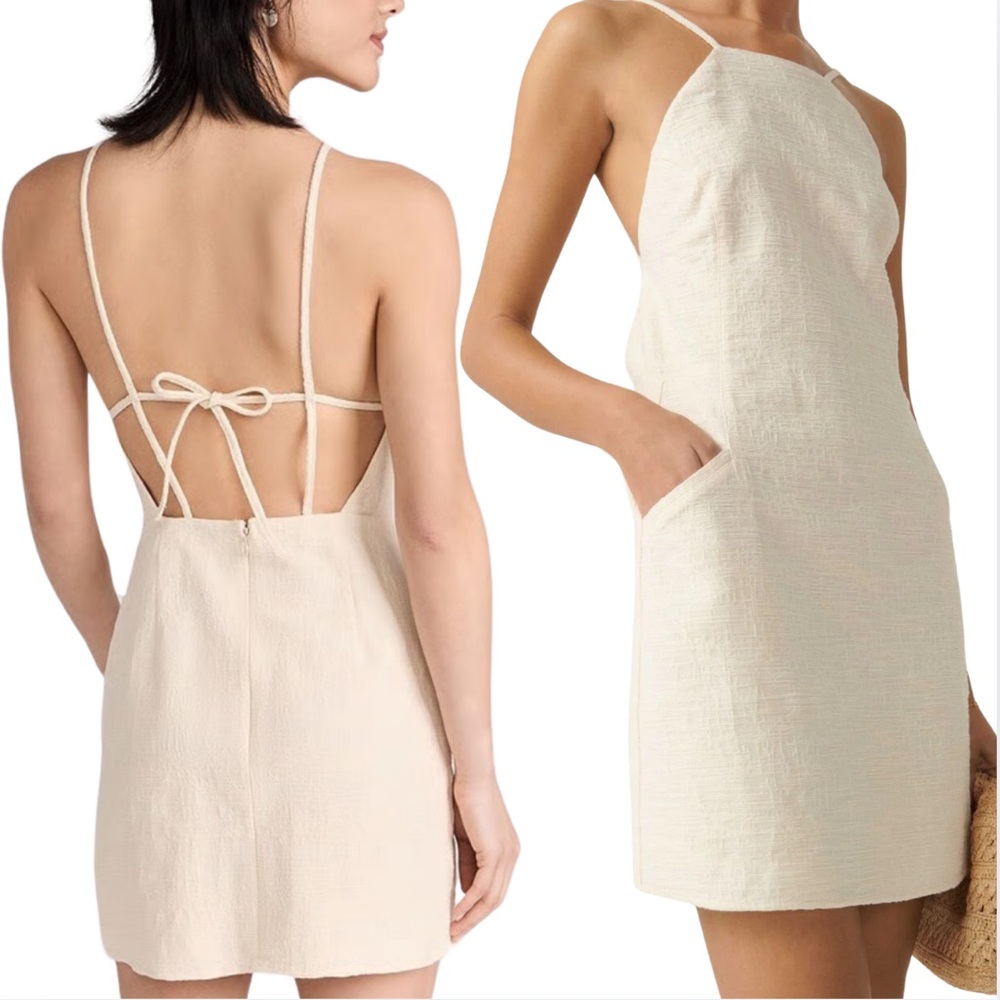 Ba&sh Hazar Dress in Ecru size 3 - Picture 4 of 5